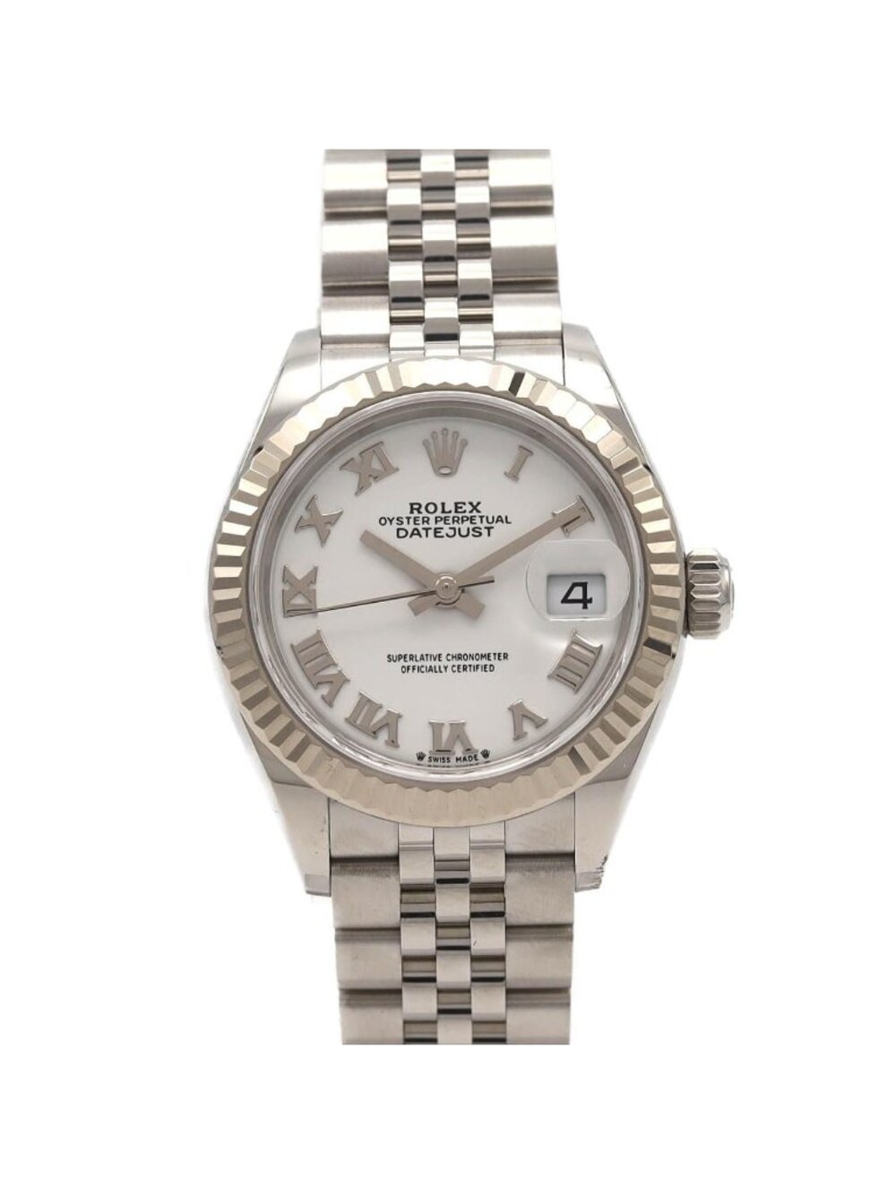 Rolex Datejust Stainless Steel White Gold Automatic